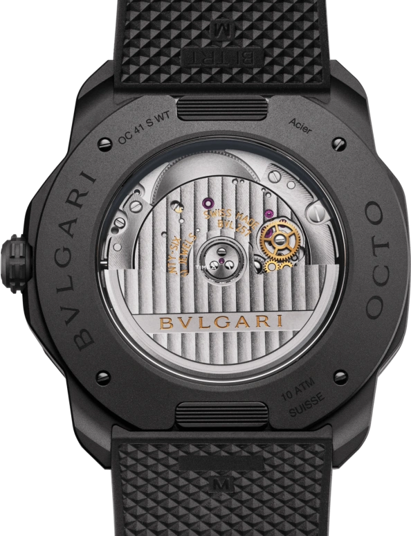 Bulgari,Octo 41mm,41mm,Stainless Steel,Black,Automatic,World Time,42hours,103764