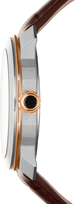 Bulgari,Octo 41mm,41mm,Pink Gold,Stainless Steel,Silver,Automatic,Date,42hours,102703