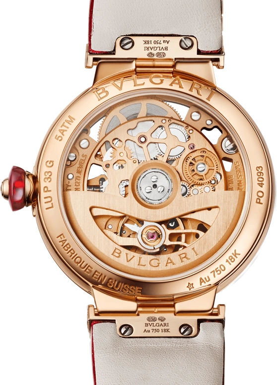 Bulgari,Lvcea 33mm,33mm,Rose Gold,Rose,Red,Automatic,42hours,In-house Caliber,102833