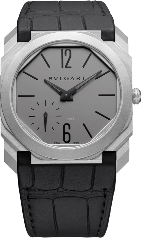 Bulgari,Octo 40mm,40mm,Titanium,Grey,Automatic,60hours,In-house Caliber,102711