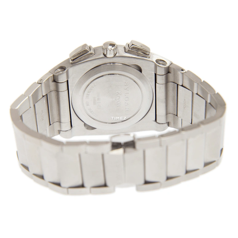 Bulgari,Ergon 40mm,40mm,Stainless Steel,Black,Automatic,Chronograph,Day,EG40BSSDCH