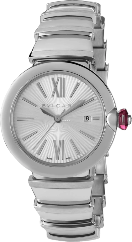 Bulgari,Lvcea 33mm,33mm,Stainless Steel,Silver,Grey,Automatic,Day,42hours,102219