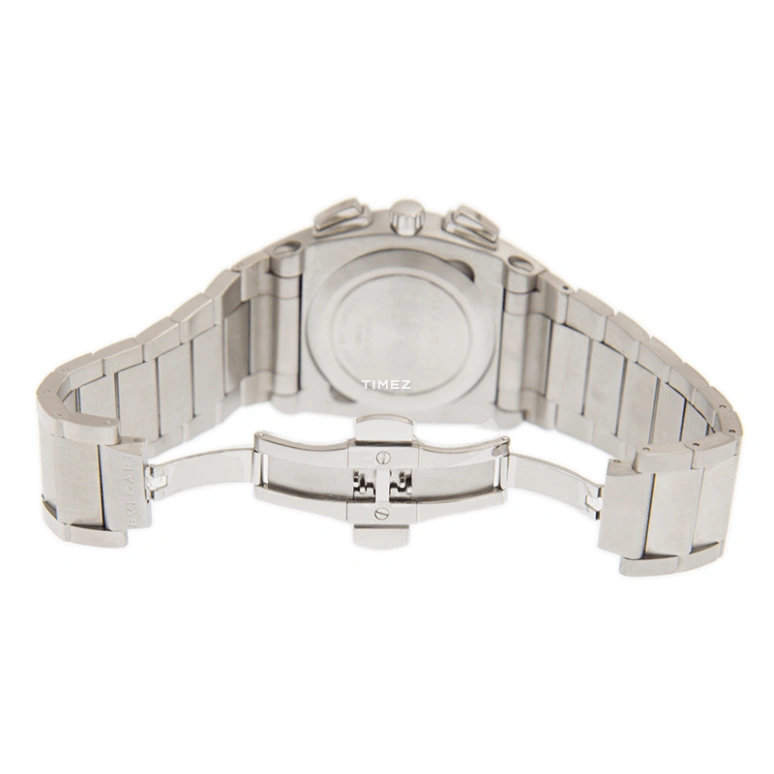 Bulgari,Ergon 40mm,40mm,Stainless Steel,Black,Automatic,Chronograph,Day,EG40BSSDCH