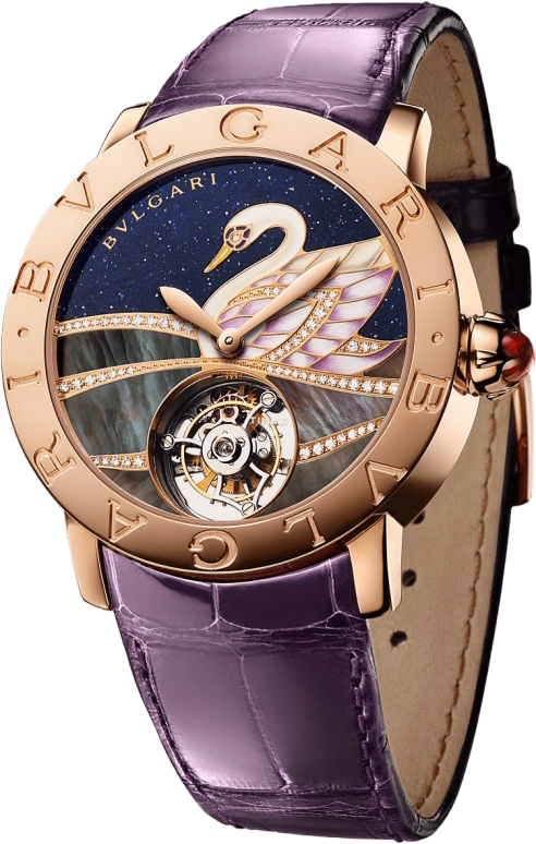 Bulgari,Bulgari Bulgari 37mm,37mm,Rose Gold,Gold,Automatic,Tourbillon,64hours,102342