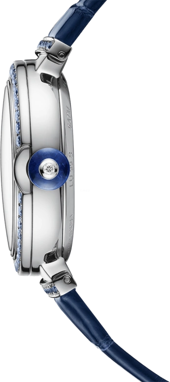 Bulgari,Lvcea 33mm,33mm,Sapphire,White Gold,Blue,Sapphire,Crystal Glass,Setting,Sapphire,103091