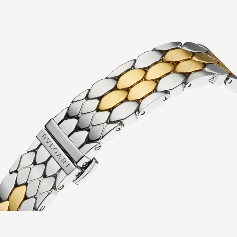 宝格丽,Serpenti Seduttori 33毫米,33毫米,不锈钢,黄金,白色,石英,其他,银色,黄金色,103755