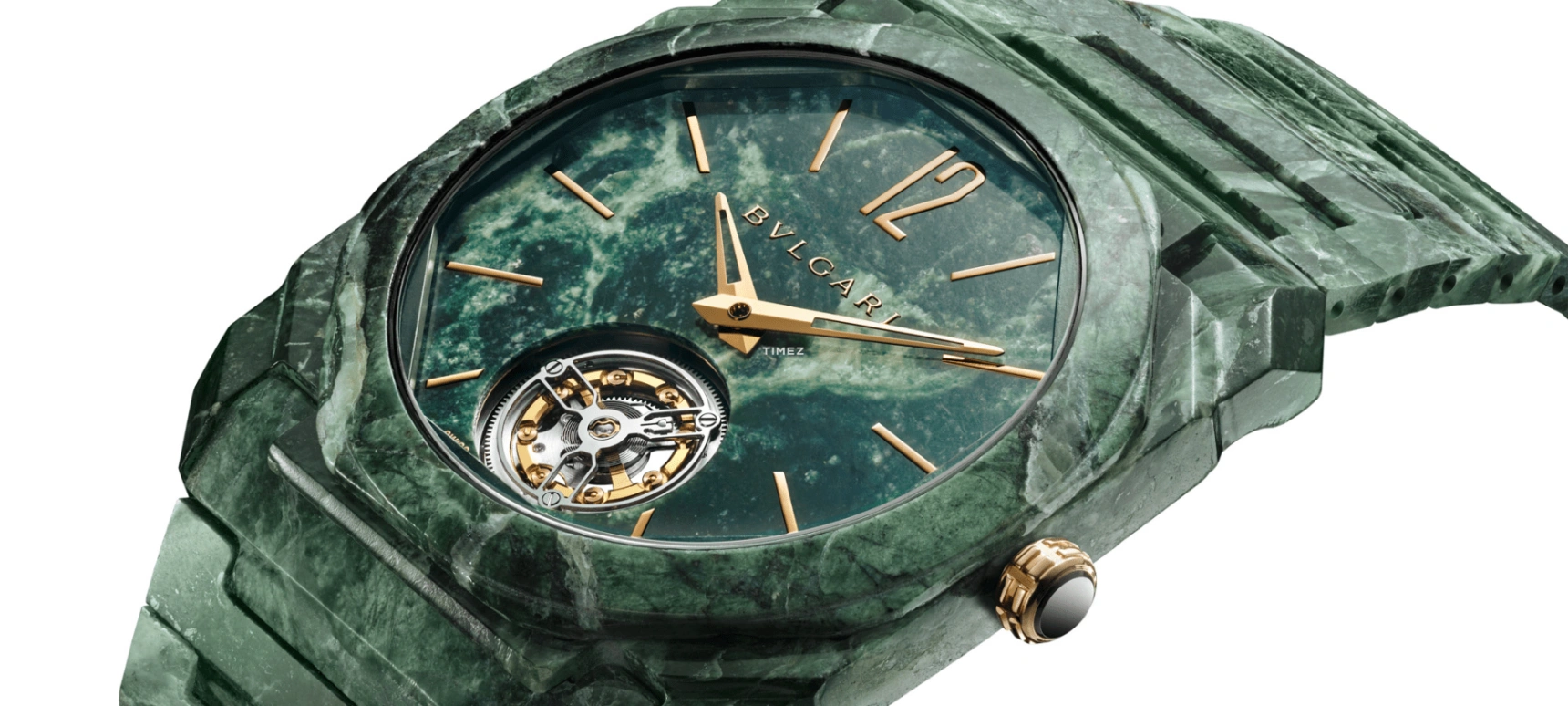 宝格丽,Octo 40毫米,40毫米,钽金,绿色,自动上弦,陀飞轮,60小时,ONLYWATCH