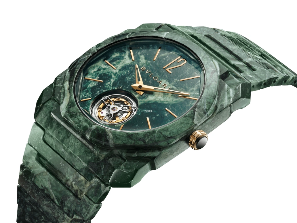 宝格丽,Octo 40毫米,40毫米,钽金,绿色,自动上弦,陀飞轮,60小时,ONLYWATCH