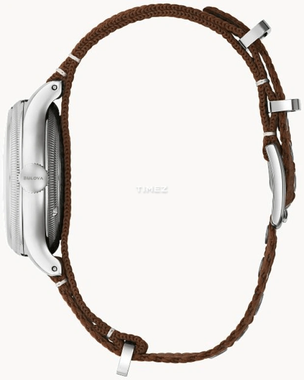 宝路华,A-11 Hack Watch 37毫米,37毫米,不锈钢,蓝色,自动上弦,矿物水晶,圆形,96A282