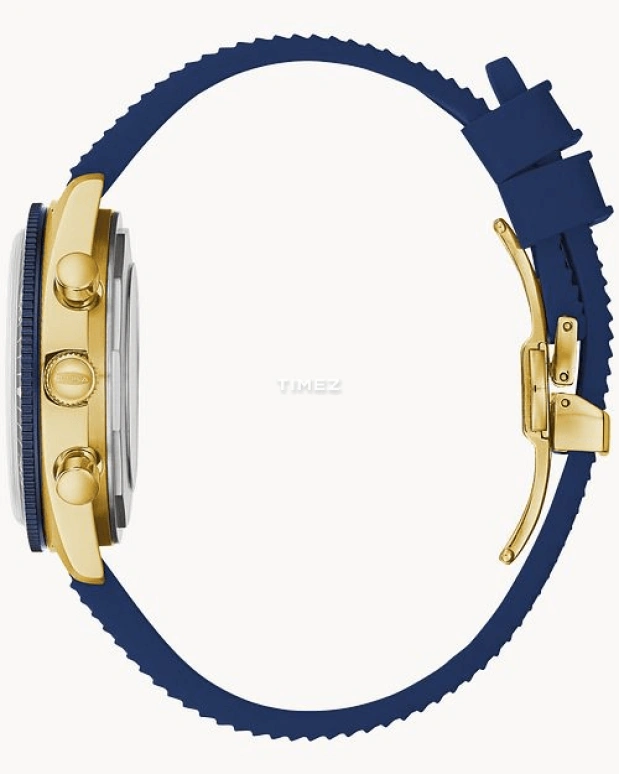 宝路华,Chronograph 40.50毫米,40.50毫米,不锈钢,米色,蓝色,石英,计时,蓝宝石,水晶玻璃,98A256