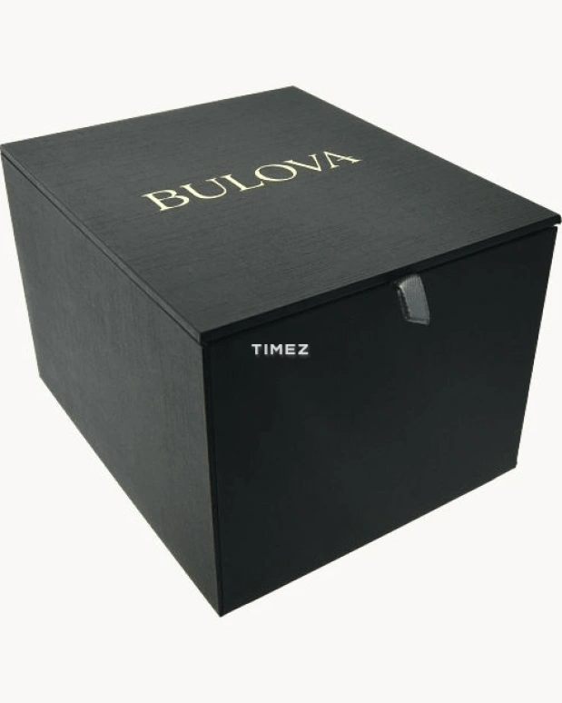 Bulova,Wilton GMT 43mm,43mm,Stainless Steel,Cream,Automatic,Day,Dule Time,GMT,97B210