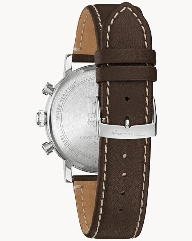 宝路华,Blueprint Chronograph 39毫米,39毫米,不锈钢,蓝色,石英,计时,日历,96B367
