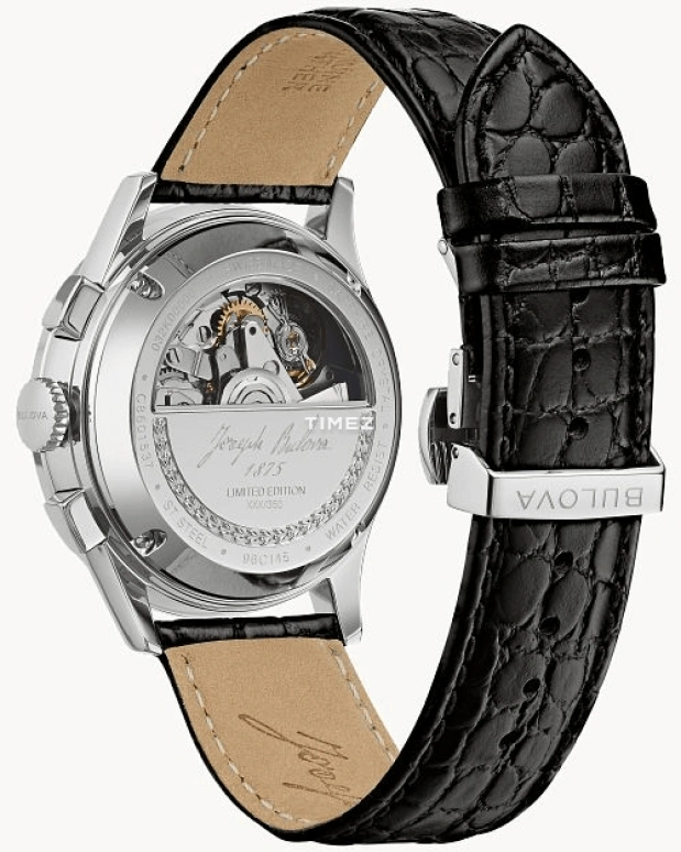 宝路华,Chronograph 42毫米,42毫米,不锈钢,银白色,自动上弦,计时,星期历,日历,96C145