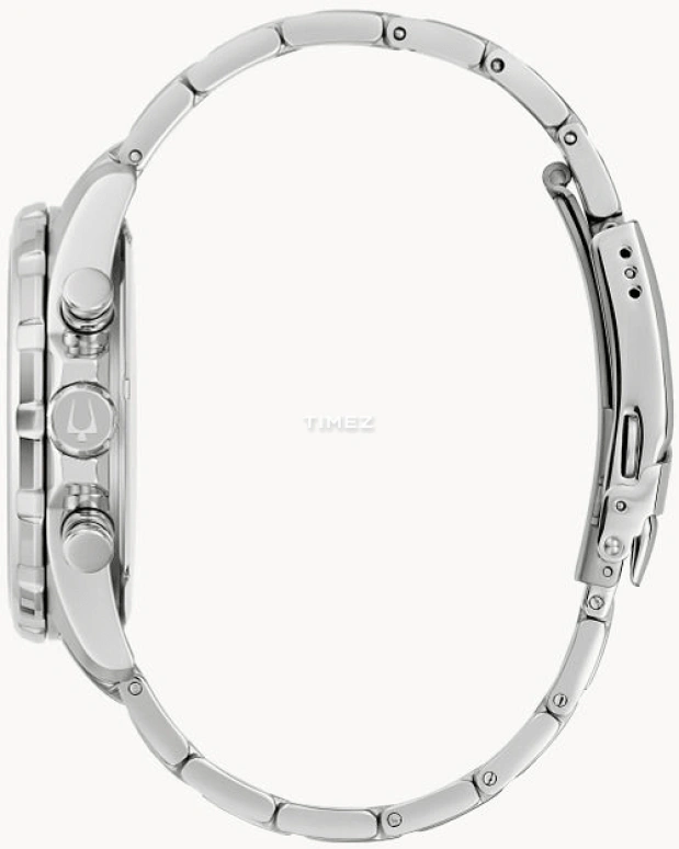 宝路华,Marine Star 43毫米,43毫米,不锈钢,橘色,石英,计时,日历,96B395