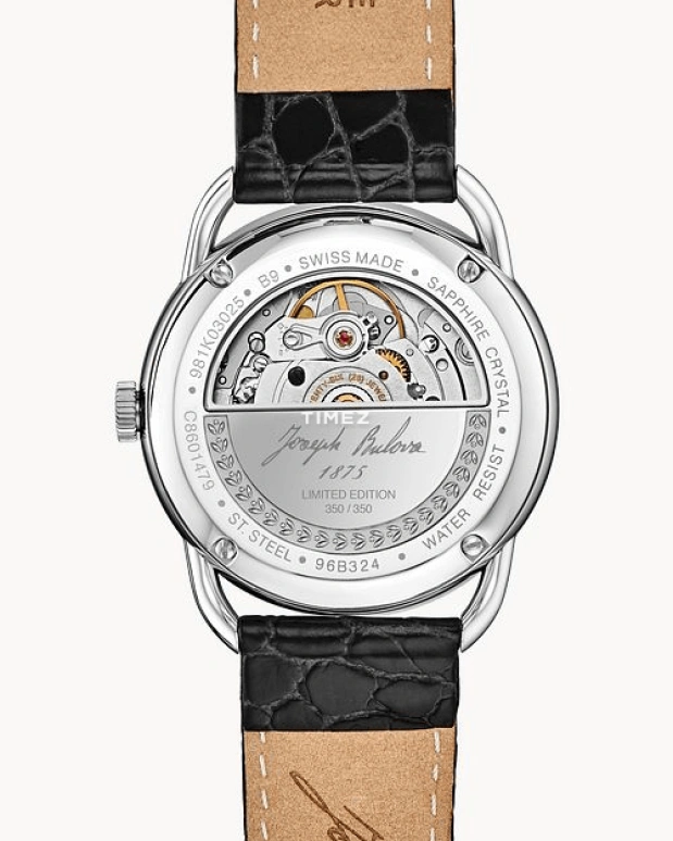 Bulova,Commodore 38.50mm,38.50mm,Stainless Steel,Brown,Automatic,Day,Sapphire,Crystal Glass,96B324