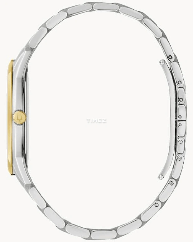 Bulova,Sutton 40mm,40mm,Stainless Steel,Silver White,Quartz,Day,Sapphire,Crystal Glass,98B385