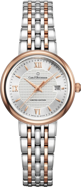 Carl F. Bucherer,Adamavi 28mm,28mm,Stainless Steel,Rose Gold,Quartz,00,00.10315.07.15.98