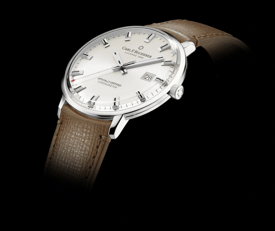 Carl F. Bucherer,Heritage 39mm,39mm,Stainless Steel,Silver,Automatic,Day,Sapphire,Crystal Glass,00,00.10804.08.13.01
