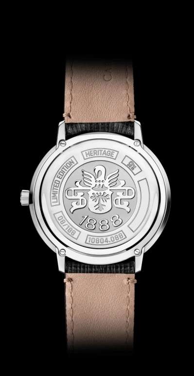 Carl F. Bucherer,Heritage 39mm,39mm,Stainless Steel,Black,Automatic,Day,Sapphire,Crystal Glass,00,00.10804.08.33.01