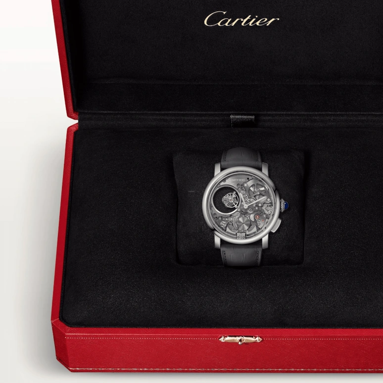 Cartier,Rotonde de Cartier 45mm,45mm,Titanium Gold,Handwound,84hours,In-house Caliber,WHRO0064