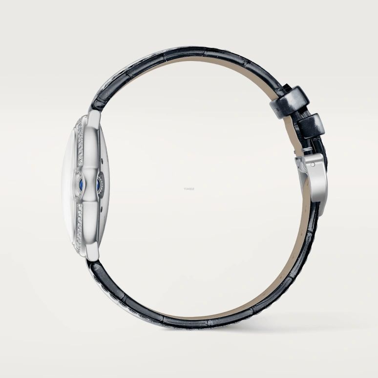 卡地亚,蓝气球 36毫米,36毫米,白金,蓝色,自动上弦,昼夜显示,蓝宝石,水晶玻璃,WJBB0089