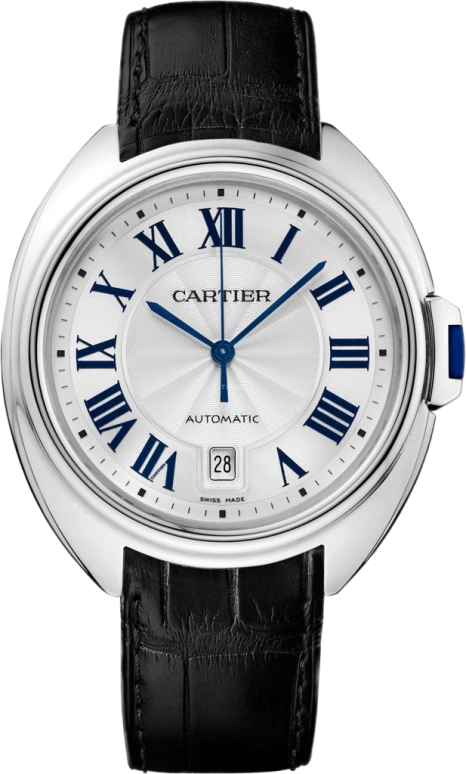 Cartier,Clé de Cartier 40mm,40mm,White Gold,Silver,Automatic,Date,42hours,WGCL0005