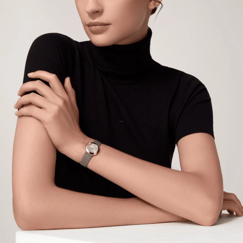 Cartier,Ballon Blanc de Cartier 26mm,26mm,Rose Gold,Silver,Quartz,Sapphire,Crystal Glass,Round,WGBL0004