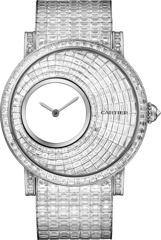 Cartier,Rotonde de Cartier 43.50mm,43.50mm,White Gold,Handwound,Minute Repeater,Hollow Out,HPI00890