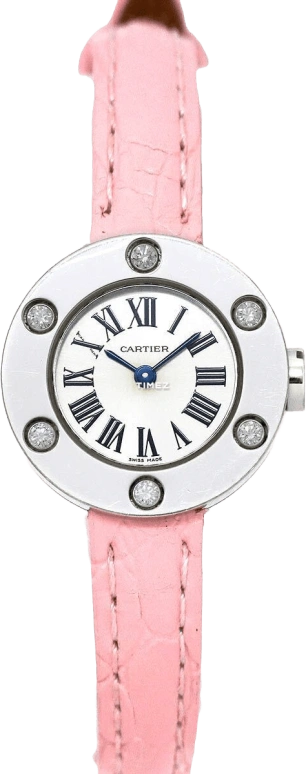 Cartier,Love 23.20mm,23.20mm,White Gold,Silver,Quartz,In-house Caliber,Sapphire,Crystal Glass,WE800231