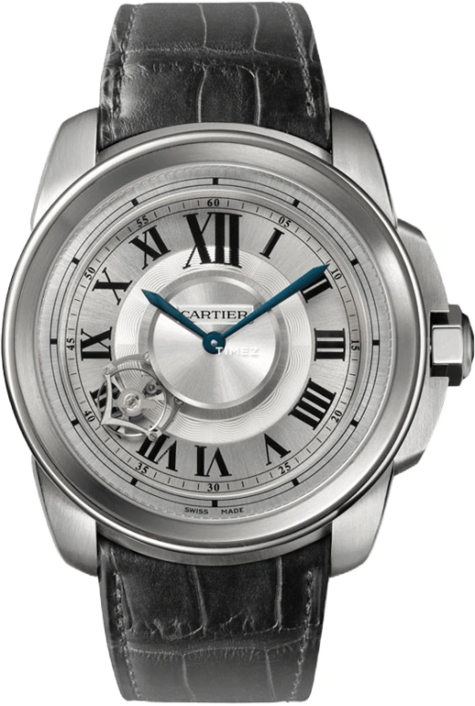 Cartier,Calibre de Cartier 47mm,47mm,Titanium Gold,Silver,Handwound,52hours,In-house Caliber,W7100028