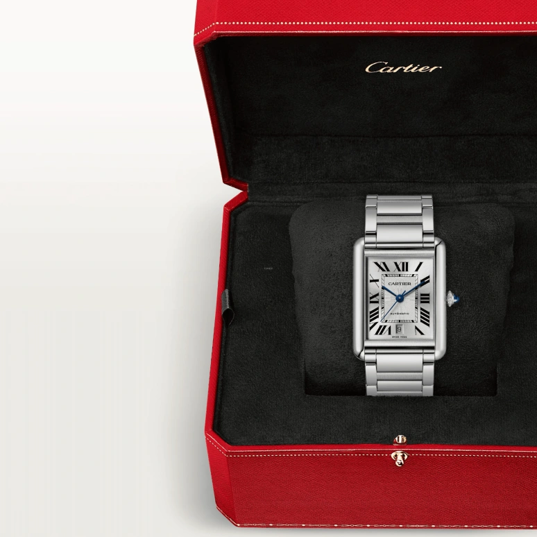 Cartier,Tank 41x31mm,41x31mm,Stainless Steel,Automatic,42hours,In-house Caliber,WSTA0053