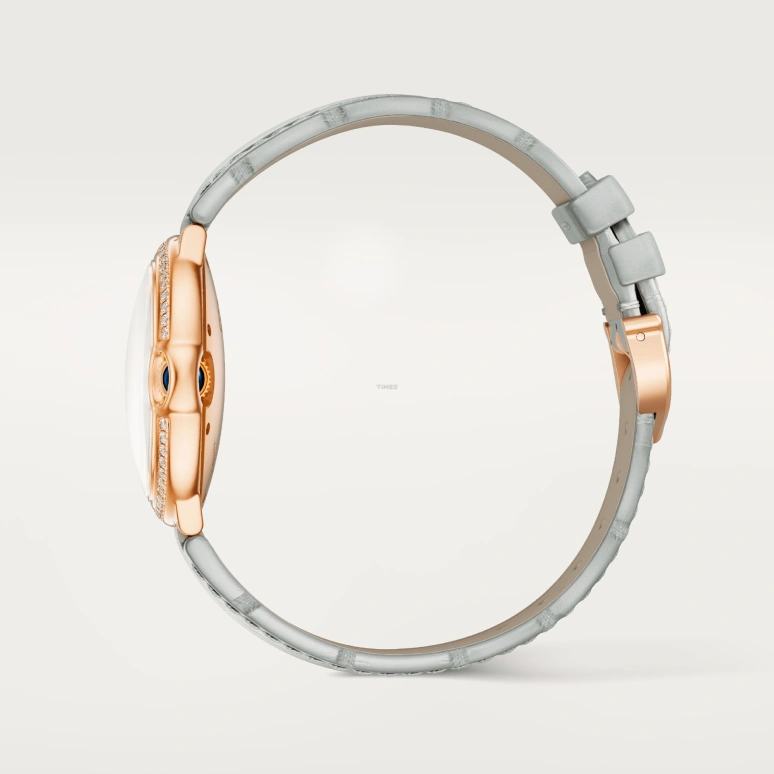 卡地亚,蓝气球 36毫米,36毫米,玫瑰金,白色,自动上弦,昼夜显示,蓝宝石,水晶玻璃,WJBB0086