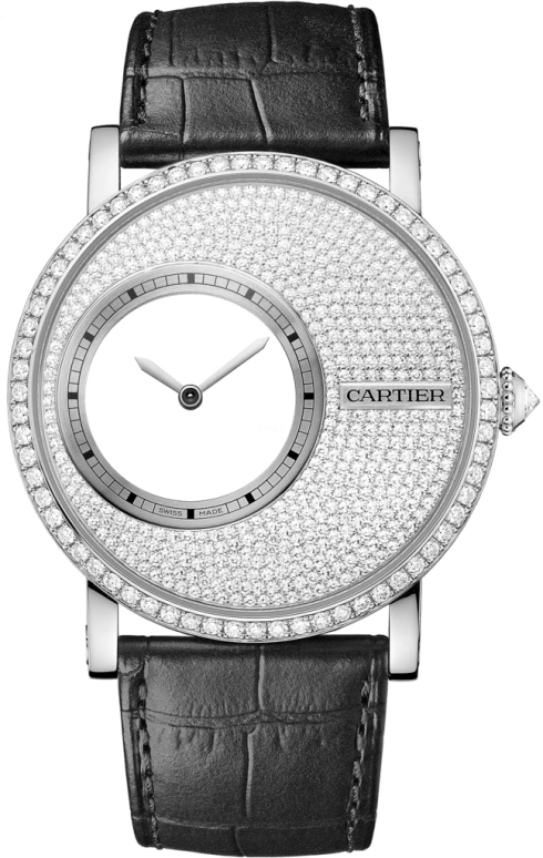 Cartier,Rotonde de Cartier 42mm,42mm,White Gold,Handwound,Minute Repeater,Hollow Out,HPI00636