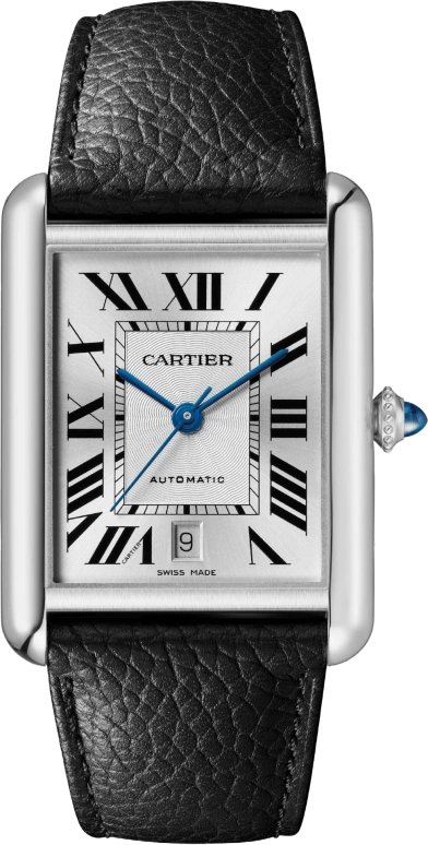 Cartier,Tank 41x31mm,41x31mm,Stainless Steel,Silver White,Automatic,42hours,In-house Caliber,WSTA0040