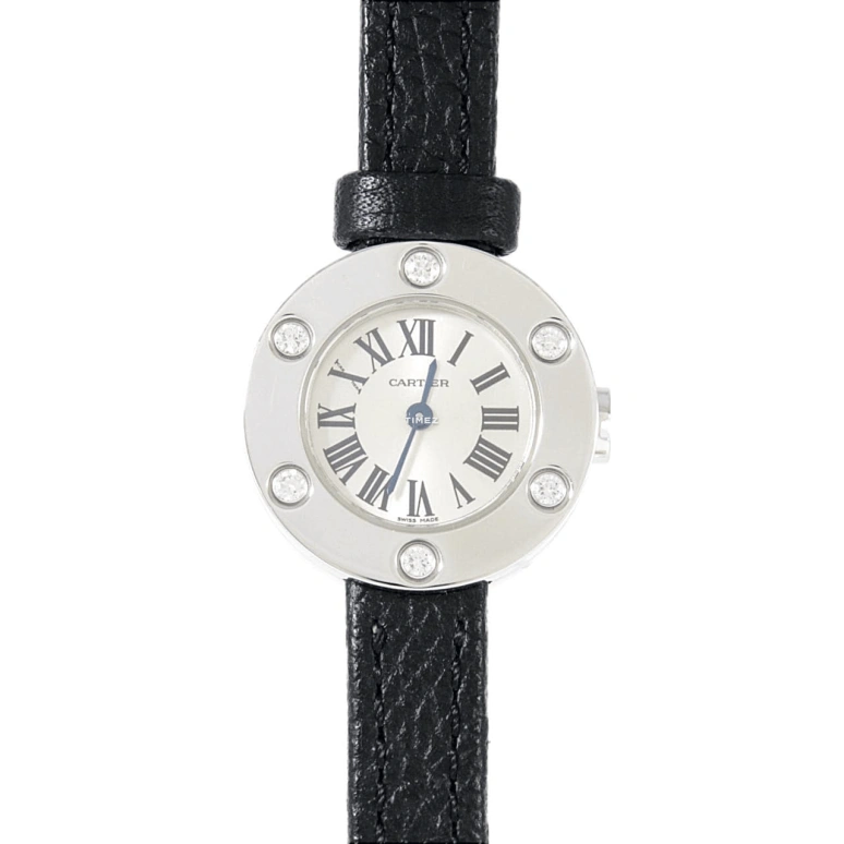 Cartier,Love 23.20mm,23.20mm,White Gold,Silver,Quartz,In-house Caliber,Sapphire,Crystal Glass,WE800231