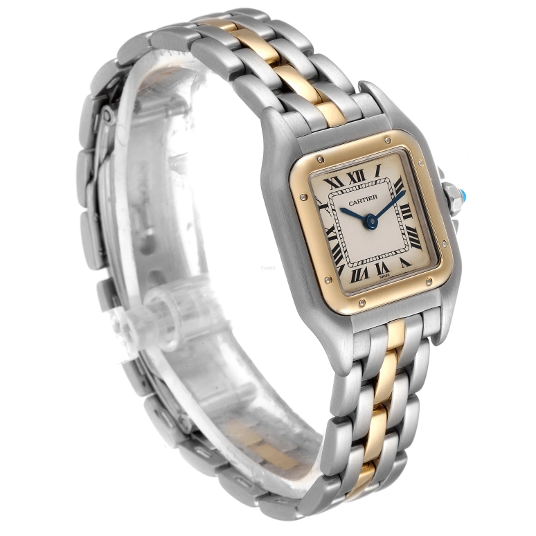 Cartier,Panthère de Cartier 22mm,22mm,Stainless Steel,Silver,Quartz,Sapphire,Crystal Glass,Square,W25029B5