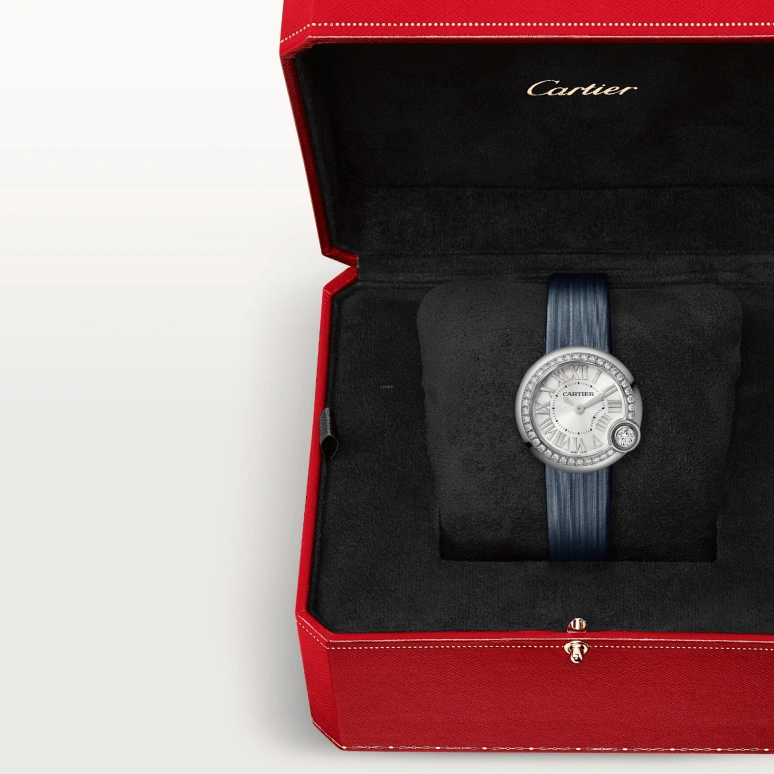 Cartier,Ballon Blanc de Cartier 26mm,26mm,Stainless Steel,Silver,Quartz,Sapphire,Crystal Glass,Round,W4BL0002