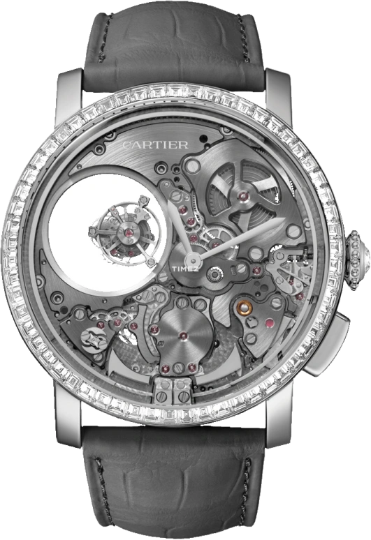 Cartier,Rotonde de Cartier 45mm,45mm,Platinum,Handwound,84hours,In-house Caliber,HPI01102