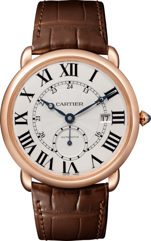 Cartier,Ronde de Cartier 40mm,40mm,Pink Gold,Silver,Automatic,Date,48hours,W6801005