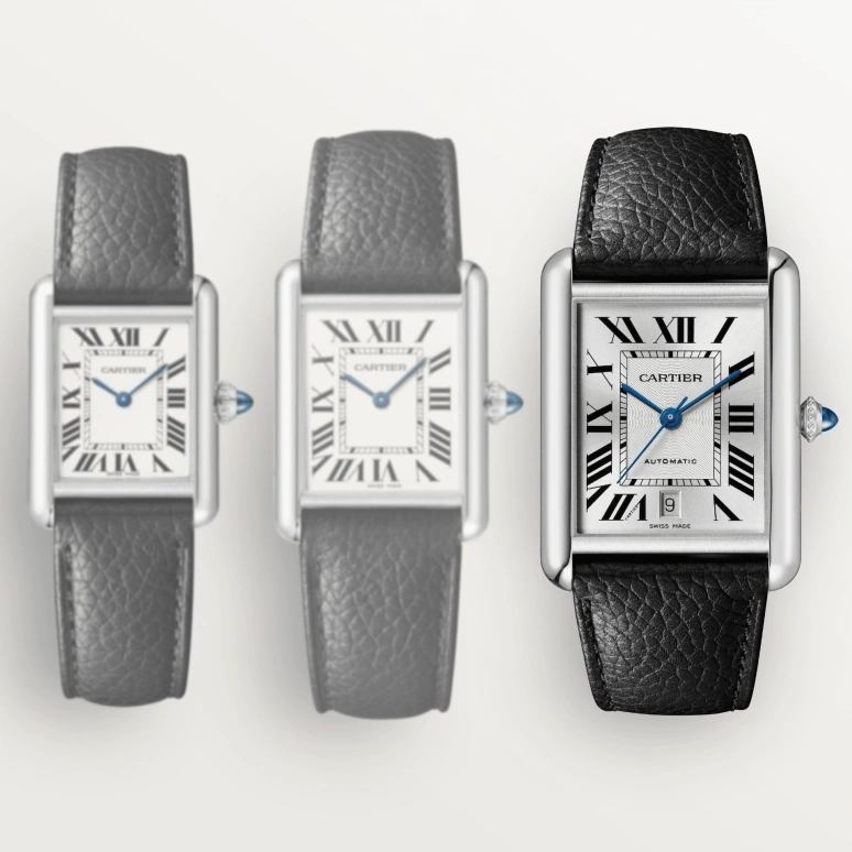 Cartier,Tank 41x31mm,41x31mm,Stainless Steel,Silver White,Automatic,42hours,In-house Caliber,WSTA0040