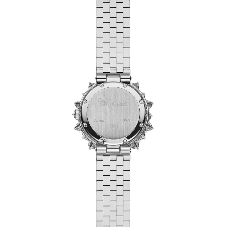 萧邦,L'HEURE DU DIAMANT 30毫米,30毫米,白金,银色,手动上弦,蓝宝石,圆形,10A391,10A391-1100