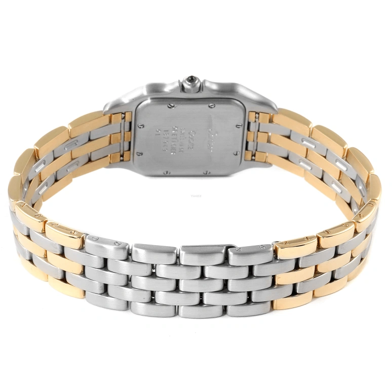 Cartier,Panthère de Cartier 26mm,26mm,Stainless Steel,Silver,Quartz,Day,Sapphire,Crystal Glass,W25028B8