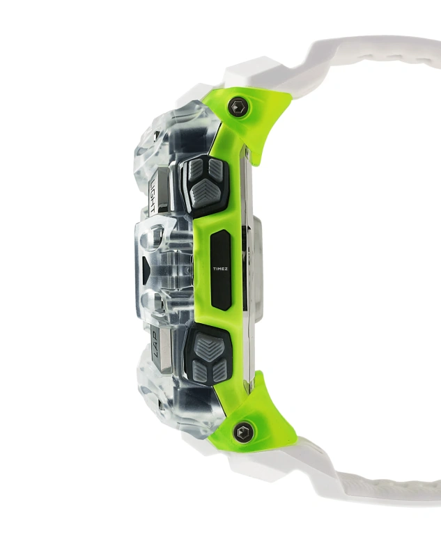 卡西欧,G-SHOCK 55毫米,55毫米,合成树脂,黑色,处理器,倒计时,计时,月历,星期历,矿物水晶,圆形,GBDH1000,GBDH1000-7A9