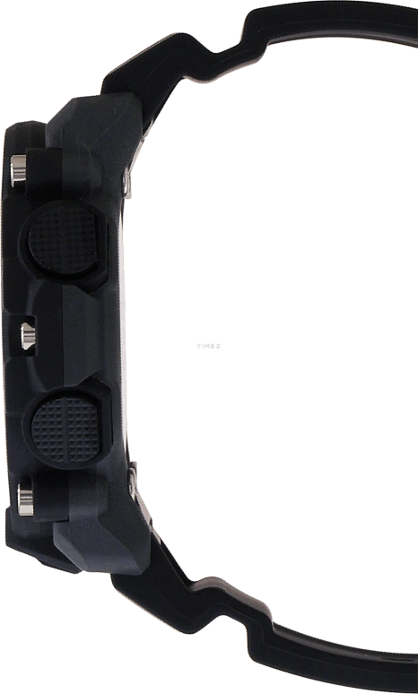 卡西欧,G-SHOCK 45.70毫米,45.70毫米,合成树脂,黑色,石英,倒计时,计时,月历,星期历,矿物水晶,圆形,GMAS2200,GMAS2200-1A