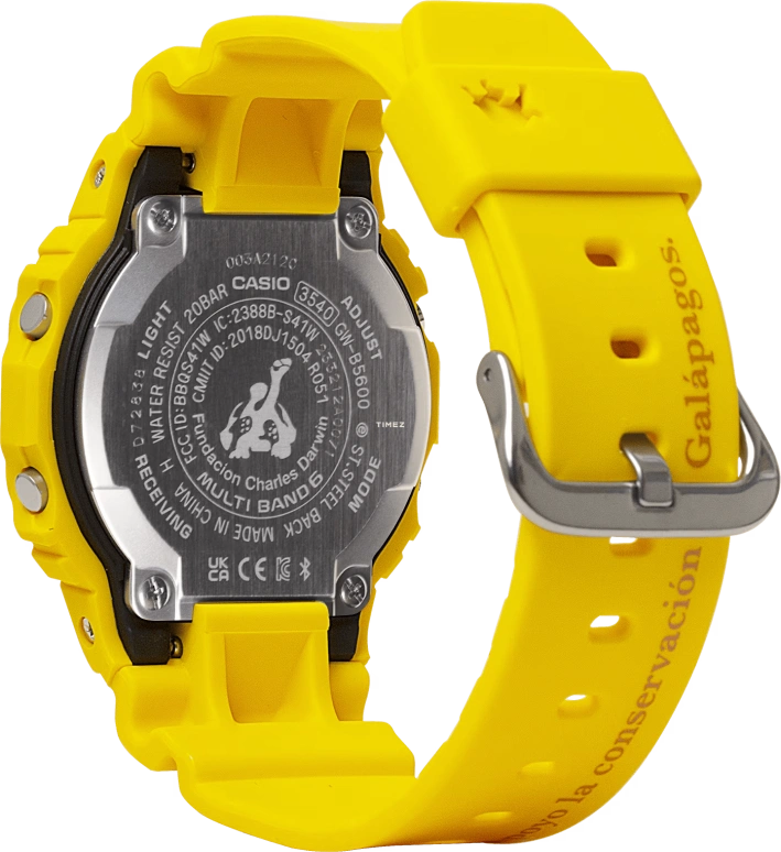 卡西欧,G-SHOCK 48.90x42.80毫米,48.90x42.80毫米,生物基,合成树脂,灰色,石英,倒计时,计时,月历,星期历,矿物水晶,方形,GWB5600CD,GWB5600CD-9