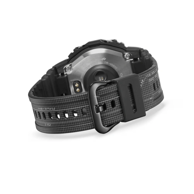 Casio,G-SHOCK 51.10x44.50mm,51.10x44.50mm,Bio-sourced,Black,Quartz,Chronograph,Moonphase,Month,Date,Hardlex,Square,DW,DW-H5600EX-1