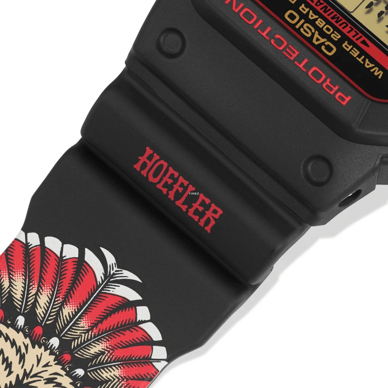 卡西欧,G-SHOCK 48.90x42.80毫米,48.90x42.80毫米,合成树脂,黑色,黄色,红色,石英,倒计时,计时,月历,星期历,矿物水晶,方形,DW5600KH,DW5600KH-1