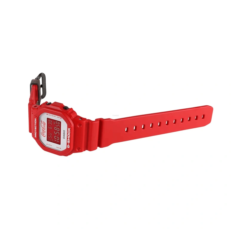 卡西欧,G-SHOCK 48.90x43.80毫米,48.90x43.80毫米,合成树脂,白色,石英,倒计时,计时,月历,星期历,矿物水晶,方形,DW5600CC23,DW5600CC23-4