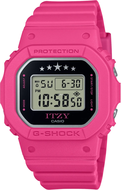 卡西欧,G-SHOCK 45.70x40.50毫米,45.70x40.50毫米,生物基,合成树脂,黑色,灰色,石英,倒计时,计时,月历,星期历,矿物水晶,方形,GMDS5610IT4A