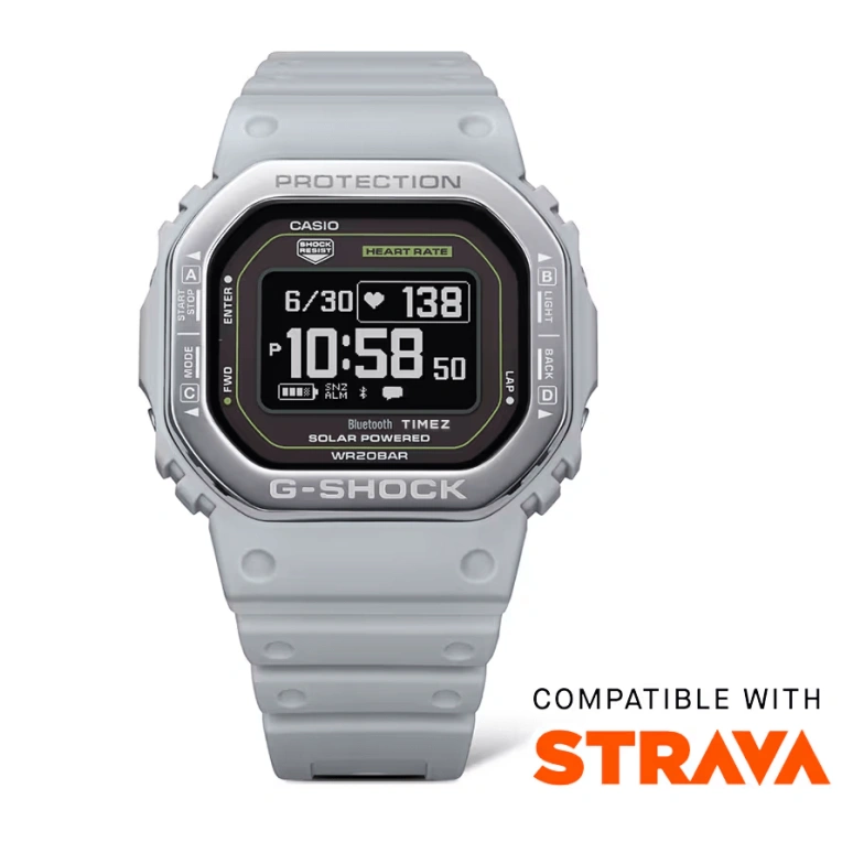 Casio,G-SHOCK 51.10x44.50mm,51.10x44.50mm,Bio-sourced,Black,Quartz,Chronograph,Moonphase,Month,Date,Hardlex,Square,DW,DW-H5600MB-8A9